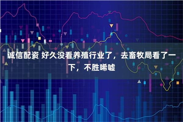 诚信配资 好久没看养殖行业了，去畜牧局看了一下，不胜唏嘘
