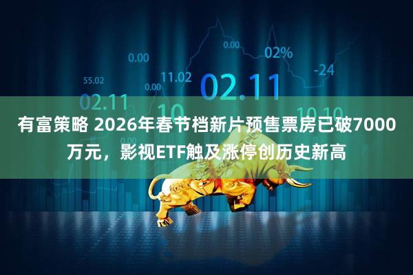 有富策略 2026年春节档新片预售票房已破7000万元，影视ETF触及涨停创历史新高